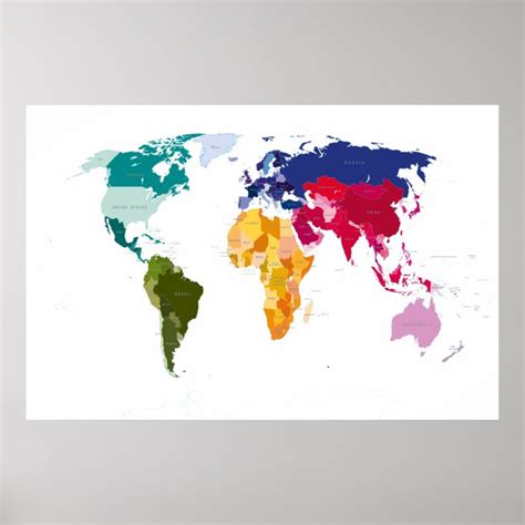 World Map Poster 的图像结果