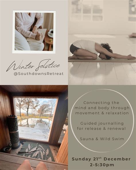 Winter Solstice: Move, Rest & Renew, Bramber, Shoreham-by-sea, 21 ...