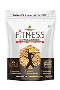 SHRILALMAHAL Fitness Brown Basmati Rice (4 KG, Pouch) : Amazon.in ...