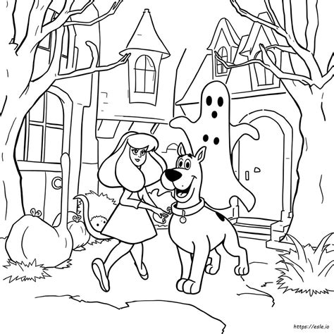 Daphne Scooby Doo Para Colorear