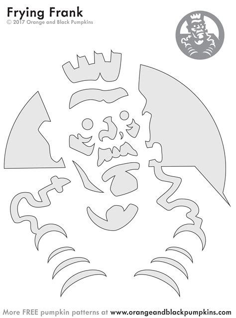 Frankenstein (Pumpkin Stencil - Pumpkin Pattern - Pumpkin Template ...