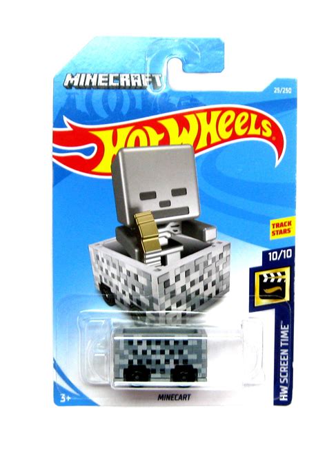 Hot Wheels Minecraft Minecart HW Screen Time 25/250 2019 Short Card 1: ...