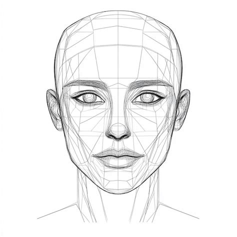 Image result for Face Structure Drawing