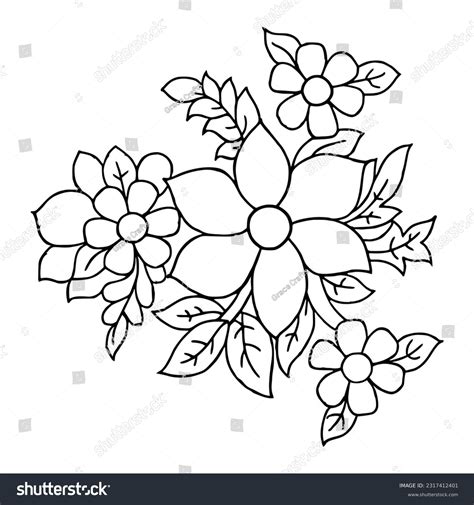 Easy Flower Coloring Pages 25 Free Printable Flower Coloring Pages