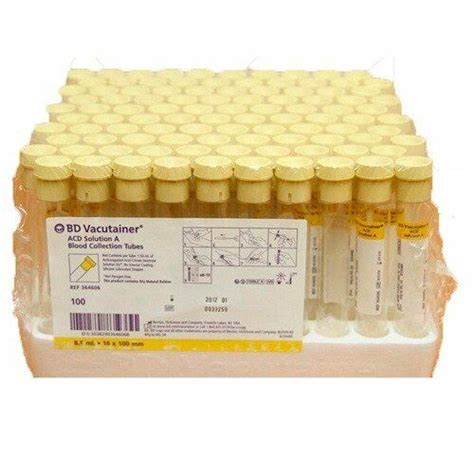 Bd Vacutainer Buy 364606 Venous ACD Solution PRP Tube 8.5ml at Ubuy India