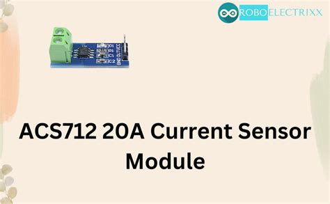 RoboElectrixx ACS712 20A Current Sensor Module (Pieces-1) : Amazon.in ...