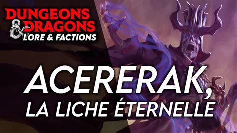 ACERERAK, la liche éternelle (Lore D&D) ! - YouTube