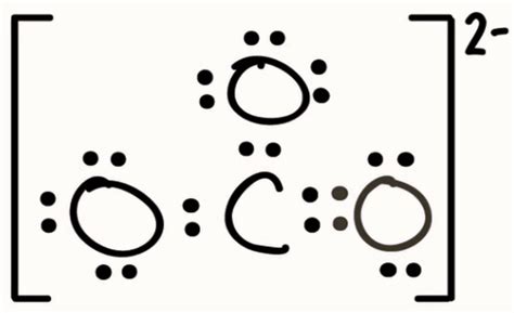 [Solved] Draw the lewis structure for the carbonate ion CO3^-2 on your ...