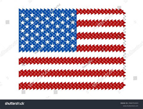 United States Country Flag United States Stock Vector (Royalty Free) 2584751023 | Shutterstock