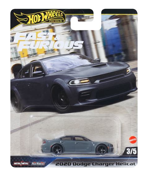 Hot Wheels Premium Fast & Furious Mix 2 Dodge Charger Hellcat Widebody ...