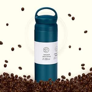 TRENDING Coffee Travel Mug, Vacuum Coffee Tumbler with Leakproof Flip ...