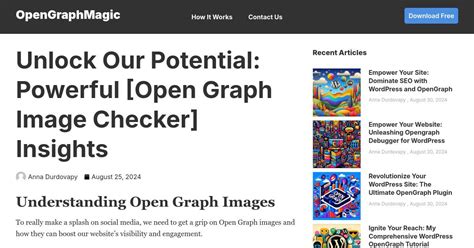 Image result for Open Graph Protocol Checker