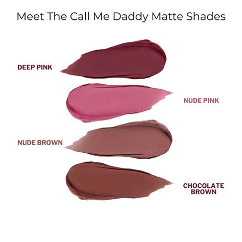 Call Me Daddy Liquid Lipstick Mini | 4 Shades at 599 | Blur India ...