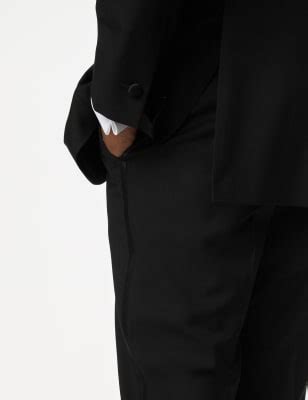 Regular Fit Stretch Tuxedo Jacket