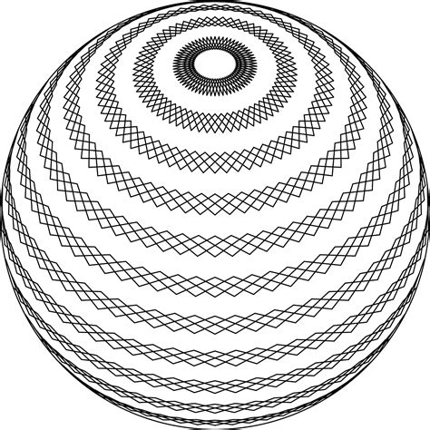 Sphere Line Drawing 的图像结果