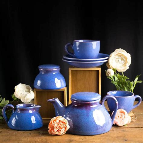 Buy Periela Handmade Tea Set - Seven Piece Set Online in India | Vaaree