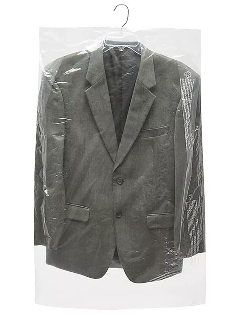 Garment Bags - .6 Mil, 21 x 4 x 38", Clear S-5858 - ULINE