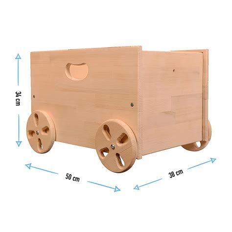 Becbece - Lumpy Wooden Toy Box | hipicon