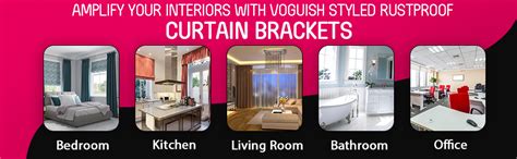 Taj Premium Quality Curtain Brackets/Curtain Fittings/Curtain ...