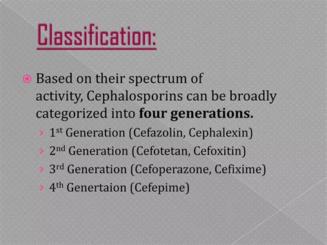 Cephalosporins - (First Generation)