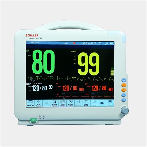 Schiller Modular Multi Parameter Touchscreen Patient Monitor Truscope ...