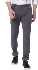 MUFTI Slim Fit Men Grey Trousers - Buy MUFTI Slim Fit Men Grey Trousers ...