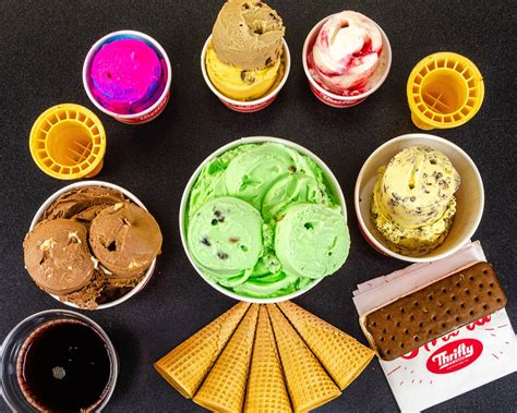 Download Thrifty Ice Cream Flavors Top View Wallpaper | Wallpapers.com