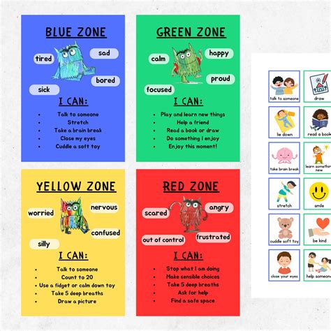 Zones Of Regulation Printable - Printable Sight Words List - All For One