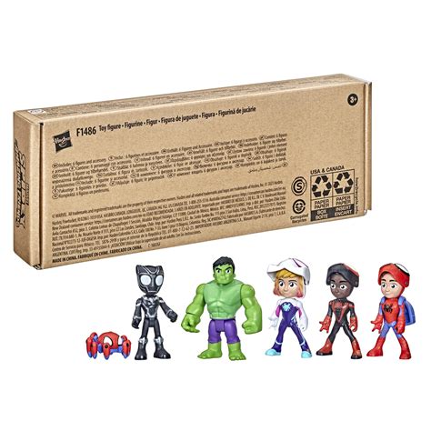 Marvel Hasbro Spidey and His Amazing Friends Hero Reveal Multipack with ...