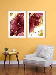 999STORE Fiber paintings wall painting with frame abstract art for ...