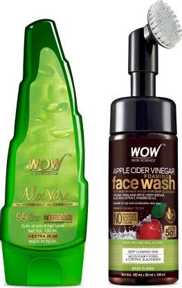 WOW SKIN SCIENCE Foaming Face Wash Fragrance - Net Vol. 300mL Price in ...