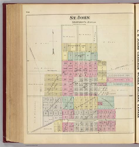 St. John, Kansas. - David Rumsey Historical Map Collection