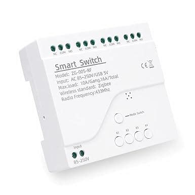 protium 4 Channel Smart Wifi+Ble With Rf Module, Dry Contact Relay ...