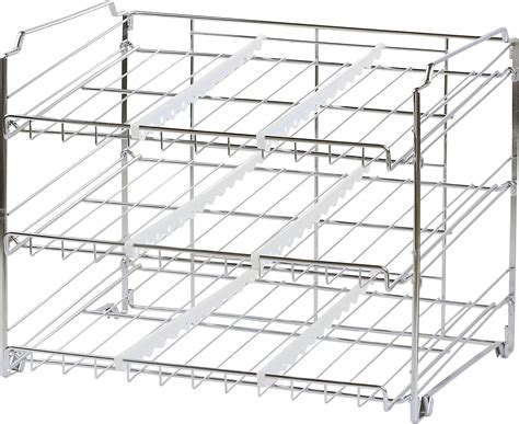 Buy SimpleHouseware Stackable Can Rack Organizer, Chrome Online at ...