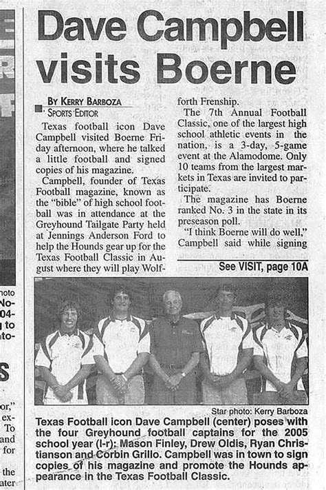 Dave Campbell’s Texas Football magazine comes in the mail