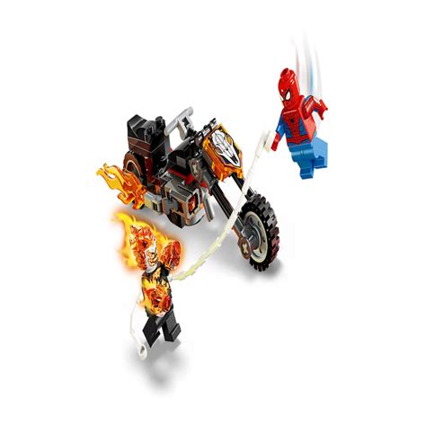 Lego 76335 Super Heroes Marvel Spider-Man Vs. Ghost Rider Motorcycle ...