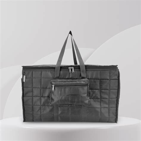 Lightweight Foldable Travel Bag - Black – The Pouch Story