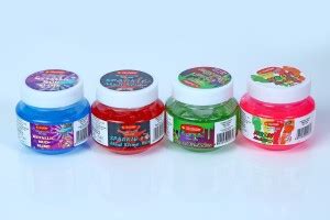 Rabbit Sparkle+ Metallic + Crystal + Neon Mud Slime 100gms each Combo ...