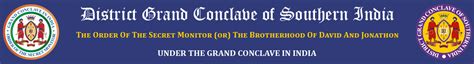 District Grand Conclave of Southern India - Order of the Secret Monitor ...