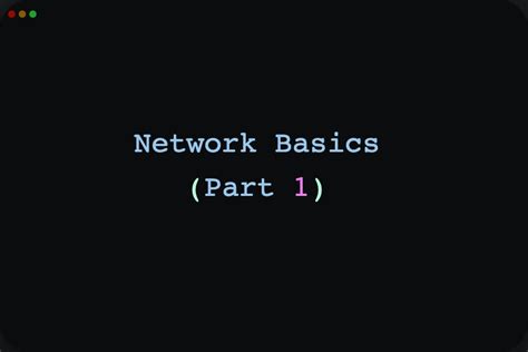 Image result for Network Basics for Beginners