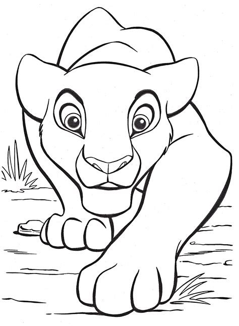 Nala Lion King Coloring Pages at GetColorings.com | Free printable ...