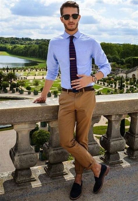 Business Casual Men Khaki Pants 的图像结果