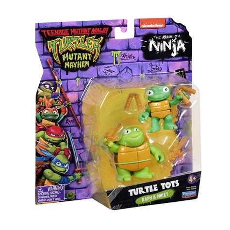 Buy Teenage Mutant Ninja Turtles 83291 Turtle Tots Action Figure 2-Pack ...