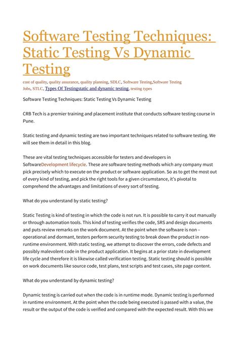 Image result for Static and Dynamic Testing Tools