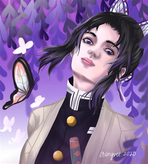 Shinobu Kochou - Demon Slayer Fan Art by erangvee on DeviantArt