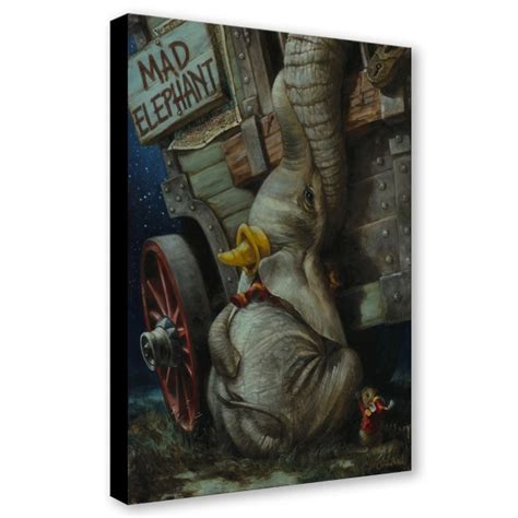 Dumbo ''Baby of Mine'' by Heather Edwards Hand-Signed & Numbered Canvas ...