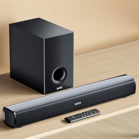 Mivi Fort H160 Soundbar, 160 Watts, 2.1 Channel, Multi-Input and EQ ...