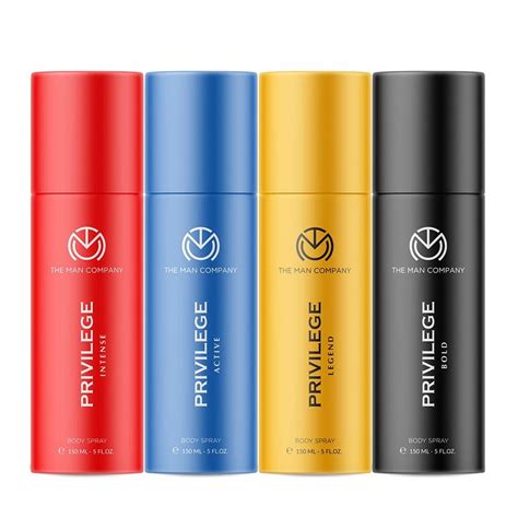 Buy The Man Company Privilege Deodorants Combo Pack For Men - Active ...