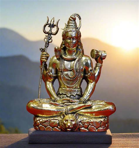 Brass Superfine Lord Shiva Idol – BRASS AND BEYOND