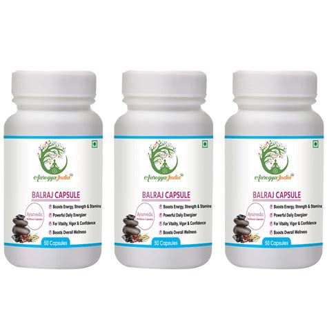 Buy Aarogyaindia Balraj Capsule Power of Pure Shilajit/Shilajeet, Safed ...
